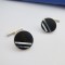 Rio Mother of Pearl and Onyx Stripes Cufflinks