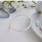 Handmade in the UK twisted solid silver bangle Handmade in the UK twisted solid silver bangle