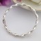 Tia solid 925 sterling silver bangle