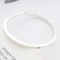 Antonia solid silver square section bangle Antonia solid silver square section bangle