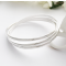 Triple russian bangle solid sterling silver Triple russian bangle solid sterling silver