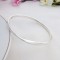 Solid Silver Extra Small Size Trixie Bangle