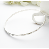 Christelle Hammered Slave Bangle