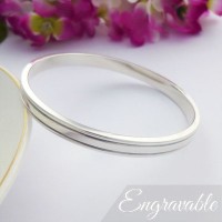 Paloma Grooved Bangle