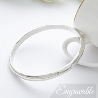 Phoenix Extra Large Silver Bangle