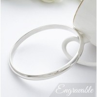 Phoenix Extra Small Silver Bangle