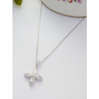 Georgini Blossom Flower Pendant Necklace