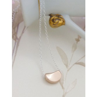 Ida Rose Gold Blob Necklace