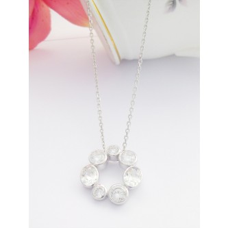 Georgini Skye Sparkling CZ Stone Necklace