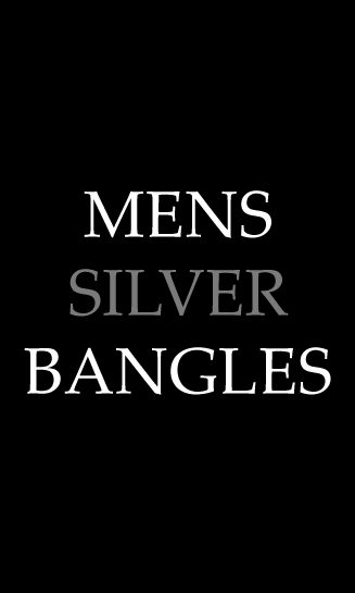 Mens Silver Bangles